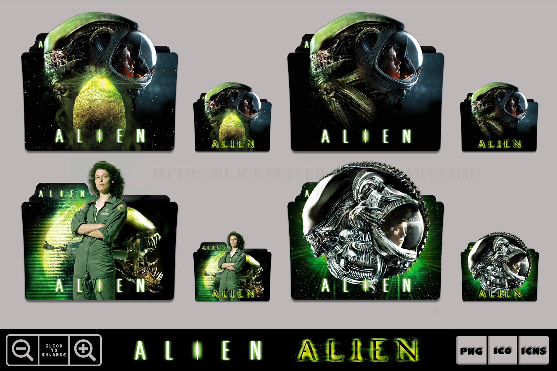 Alien (1979) Folder Icon Pack