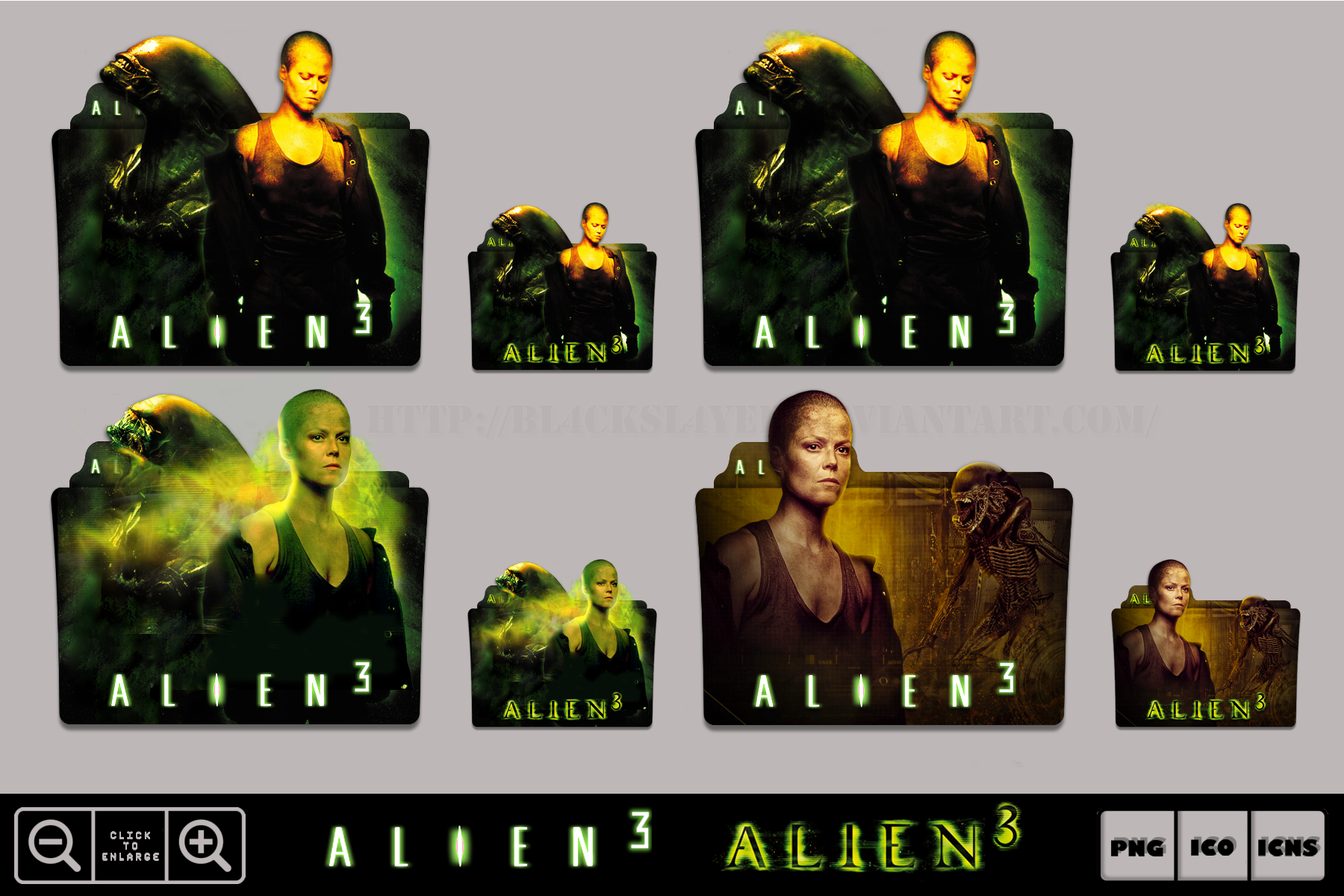 Alien 3 (1992) Folder Icon Pack