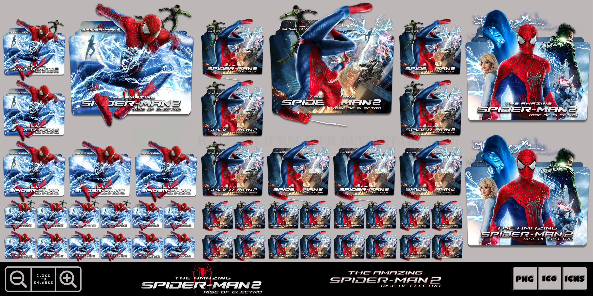 The Amazing Spider Man 2 Icon, Movie Mega Pack 5 Iconpack