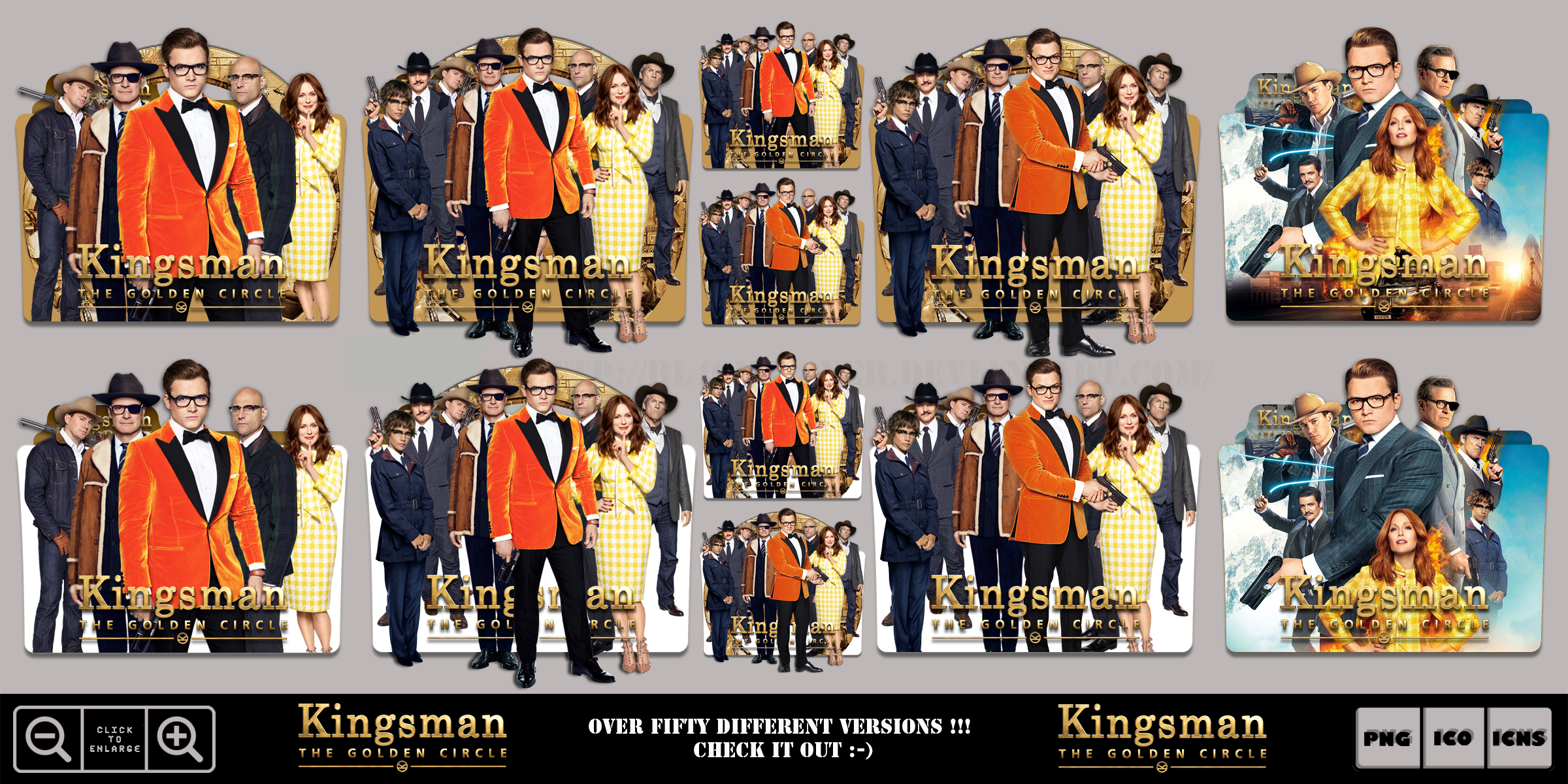 Kingsman The Golden Circle 17 Folder Icon Pack By Bl4cksl4yer On Deviantart