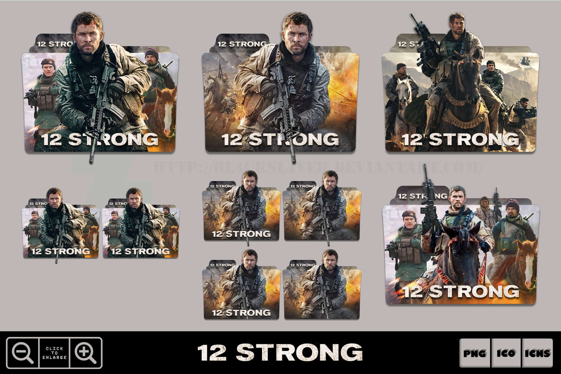12 Strong 18 Folder Icon Pack By Bl4cksl4yer On Deviantart
