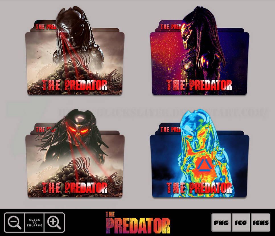 The Predator (2018) Folder Icon Pack by Bl4CKSL4YER