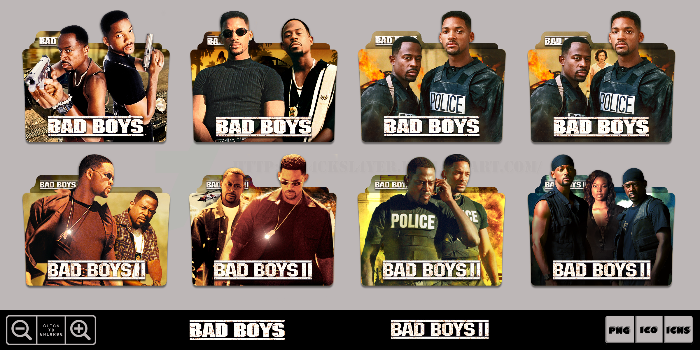 Bad Boys Collection Folder Icon Pack By Bl4cksl4yer On Deviantart