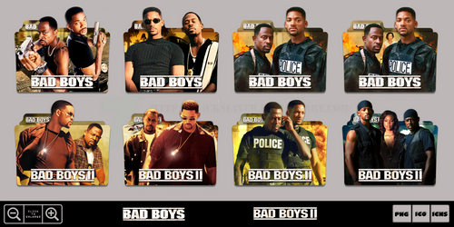 Bad Boys Collection Folder Icon Pack