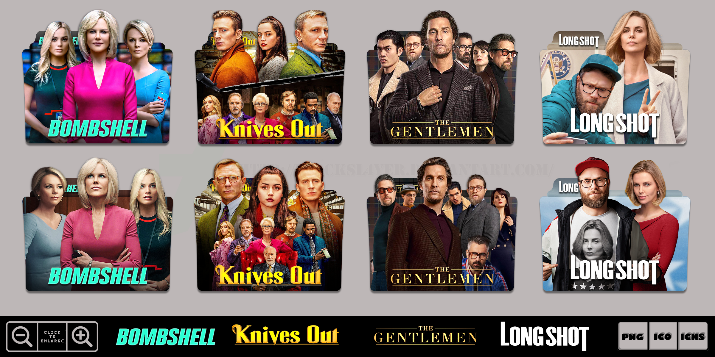 Movie Collection Folder Icon Pack By Bl4cksl4yer On Deviantart