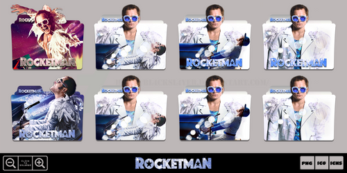 Rocketman (2019) Movie Folder Icon Pack