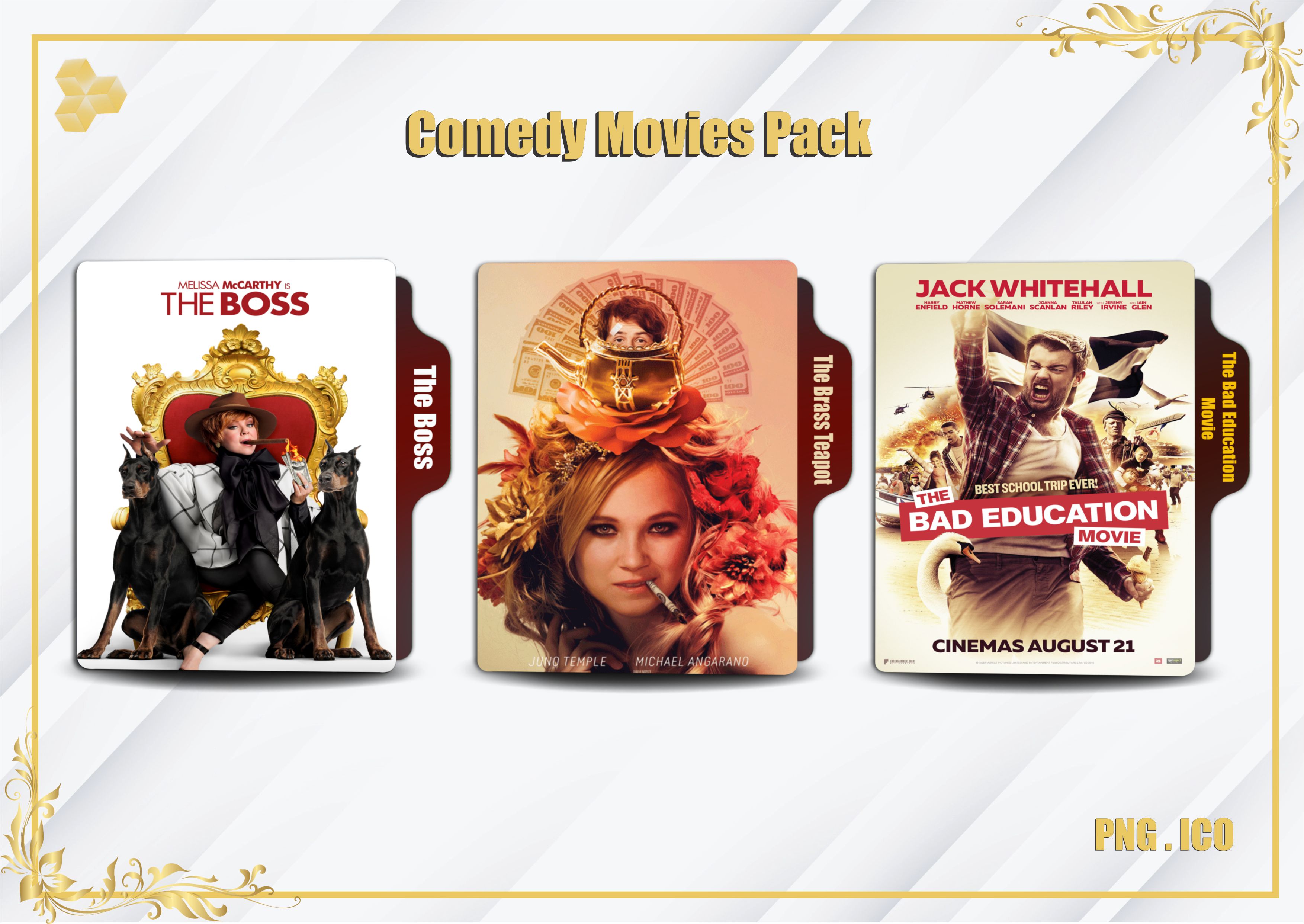 Comedy Movies Folder Icon v4 by MosayebSH on DeviantArt