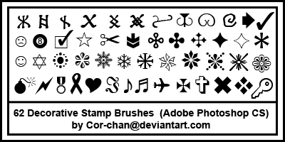 Icon Deco Stamp Brushes