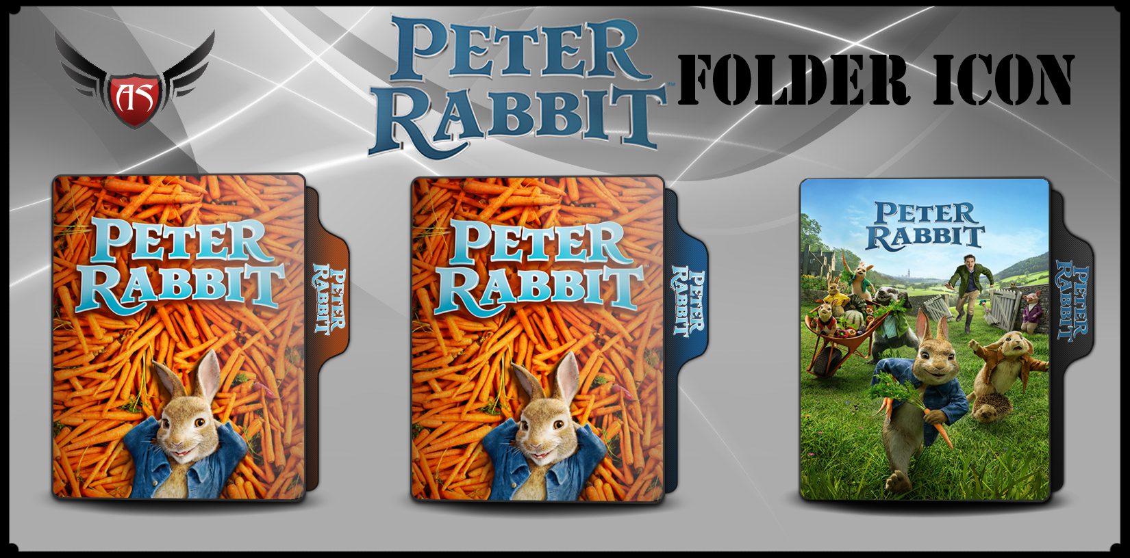peter rabbit movie folder icone by AS-Aakash by ASaakash on DeviantArt