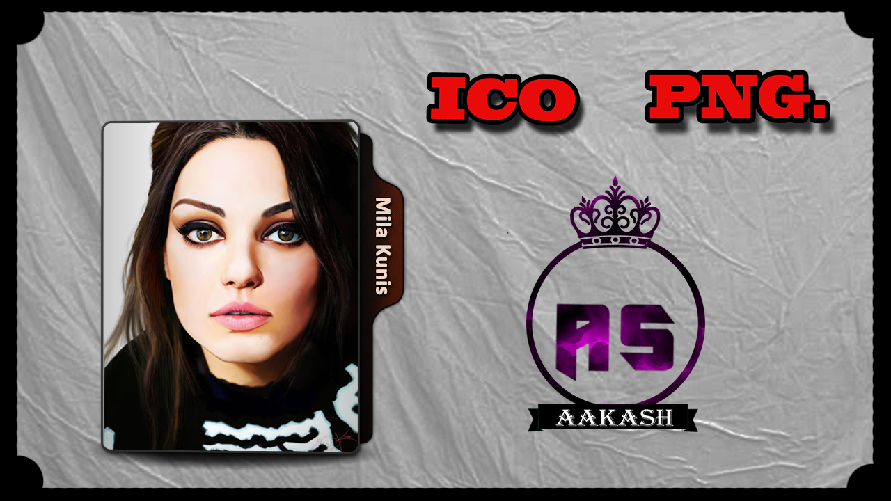 Mila Kunis folder icon by- aakash by ASaakash on DeviantArt