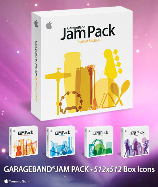 GarageBand Jam Packs Box Icons by TommyGun96 on DeviantArt