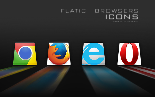 Flatic Browser Icons