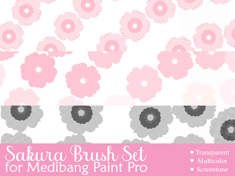 Sakura Brush Set for Medibang Paint Pro by evilrobotcat on DeviantArt