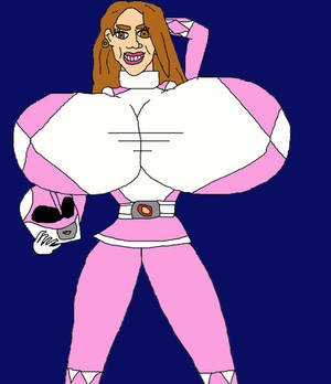 Kimberly Hart the Pink Ranger with Huge Boobs
