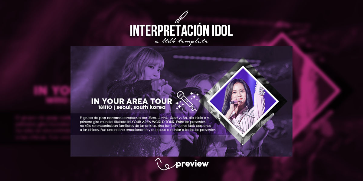 INTERPRETACION IDOL - PSD TEMPLATE by livingthedreambaby on DeviantArt