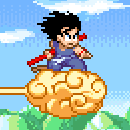 Goku on flying nimbus