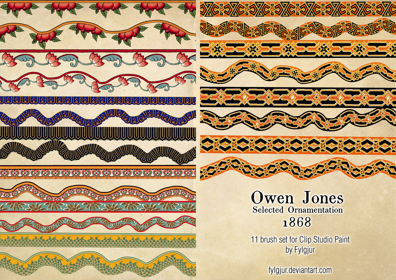 Owen Jones Brush Set by Cospigeon on DeviantArt