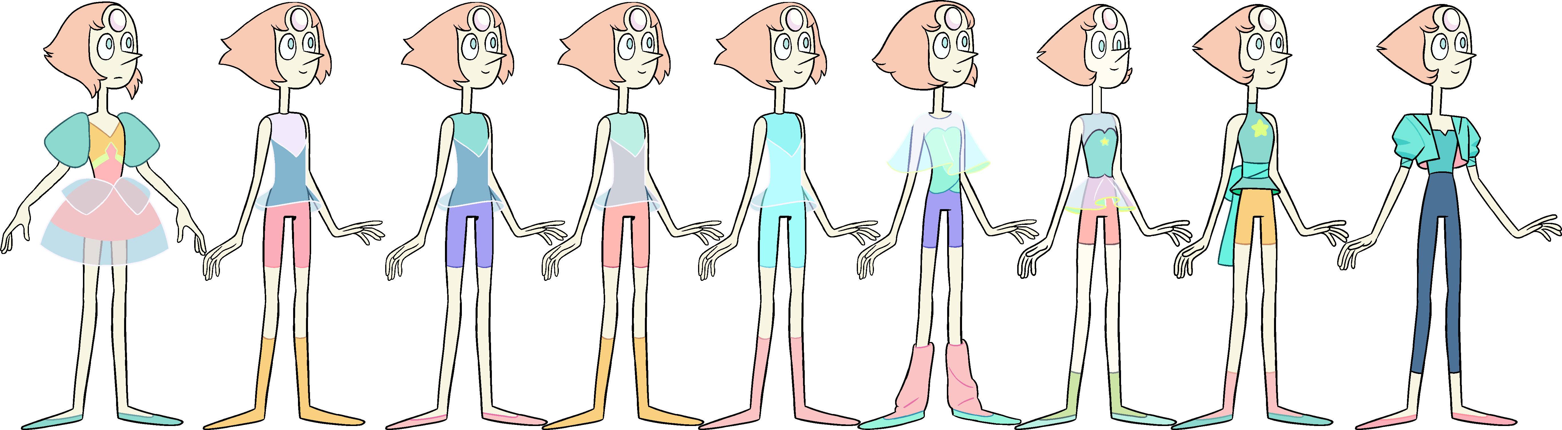 STEVEN UNIVERSE:: Pearl Renders by DaviDark-TheGunter on DeviantArt.