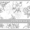 PS7 Brushes: Flower Sketches 4