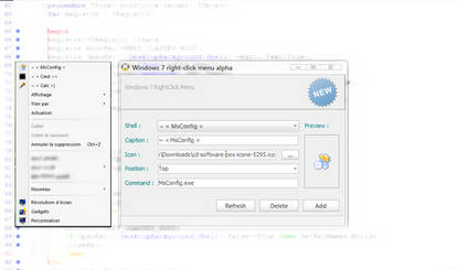 Right Click Context Menu 4Win7