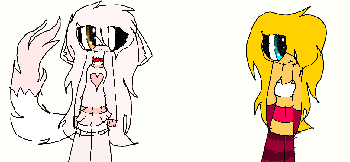 mangle and chica by summerfu on DeviantArt