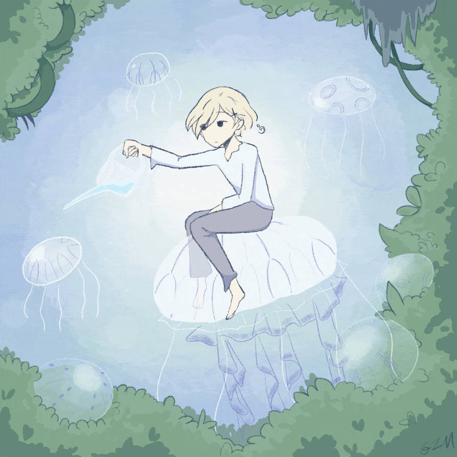 jellyfish garden by GydroZMaa on DeviantArt