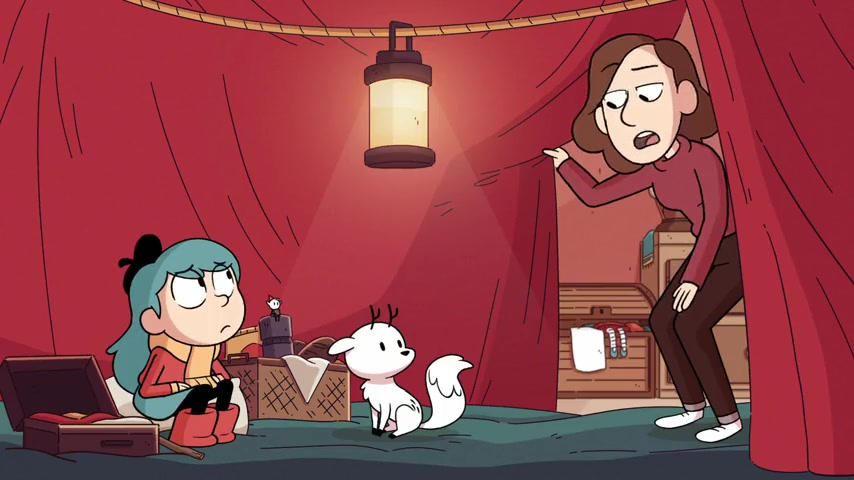 Johanna convinces Hilda to leave the house by Ironmew05 on DeviantArt