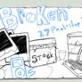 'Broken' Photshop Brushes