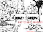 Urban Scrawl Photoshop Brushes by InvisibleSnow