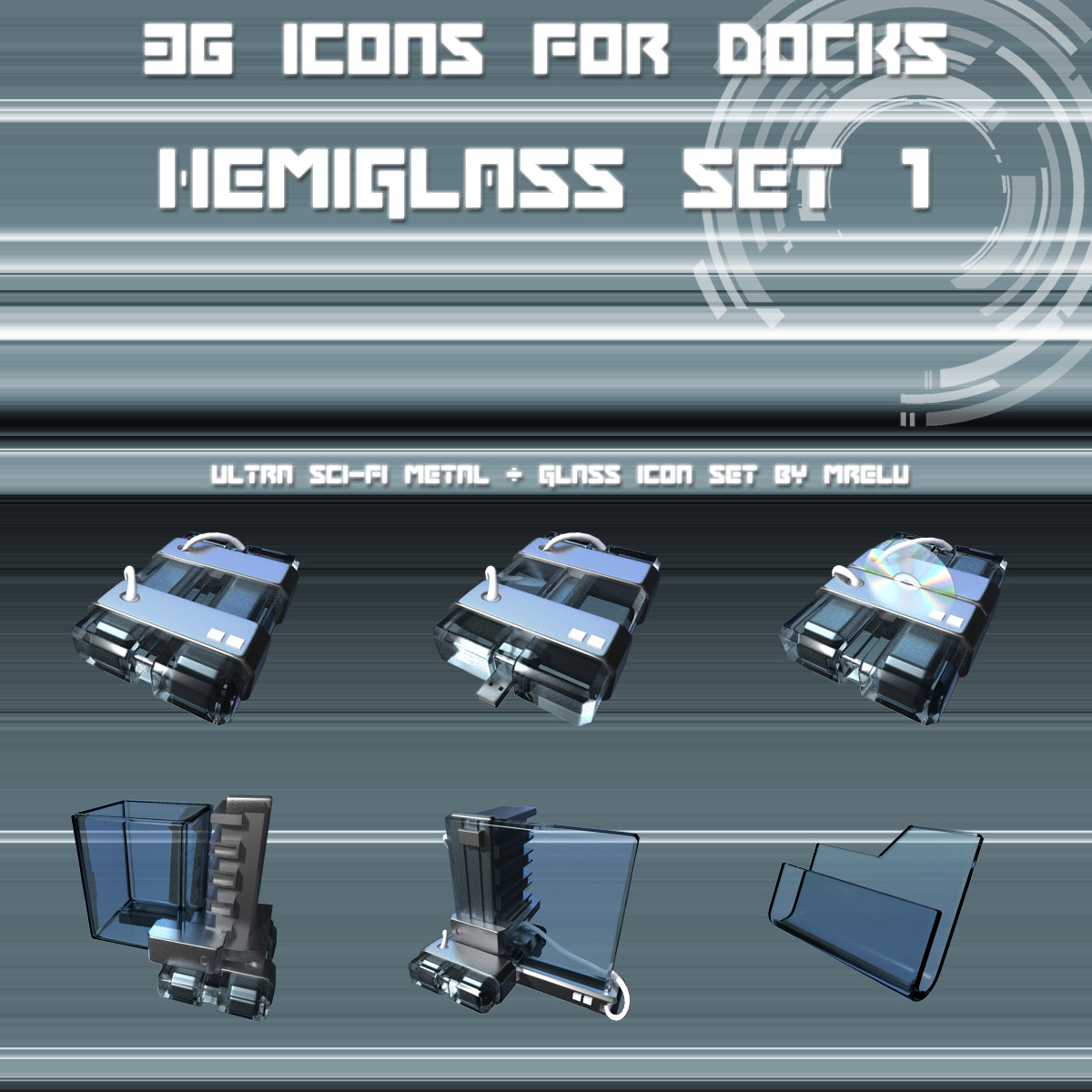 Hemiglass Icon Set vol.1