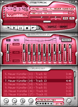 metrix metal dream red