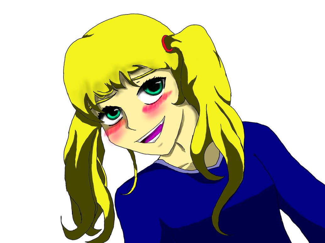 Blushing Girl by Scar12x9 on DeviantArt