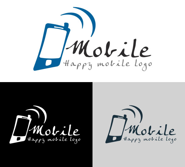 Free Happy Mobile Logo