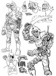 Iguana Star Pirate