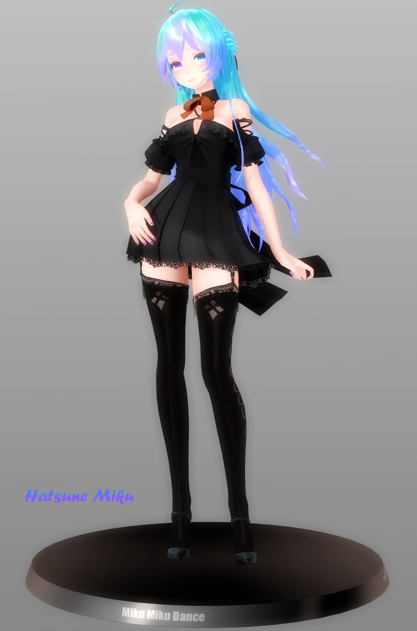 TDA Simple Black Miku [DL] by Mystic-MMD on DeviantArt