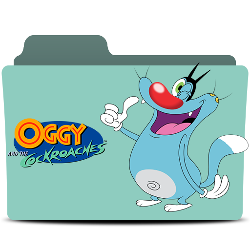 Oggy And The Cockroaches folder icon by Supermandreas on DeviantArt
