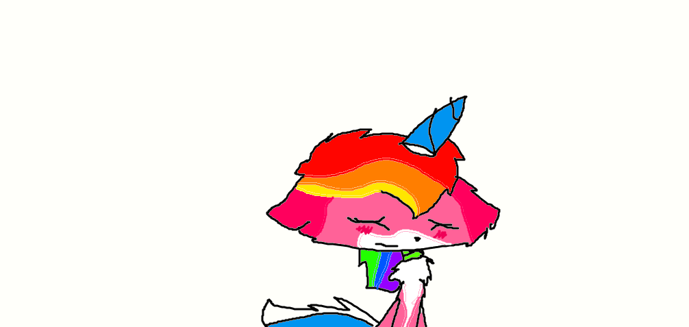 Me with rainbow hair.... by Unikittyisback5869 on DeviantArt