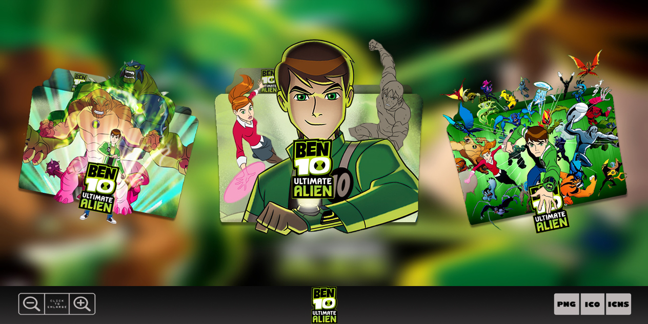 Ben 10 - Ultimate Alien [2010-2012] Folder Icon by DrakoOH on DeviantArt