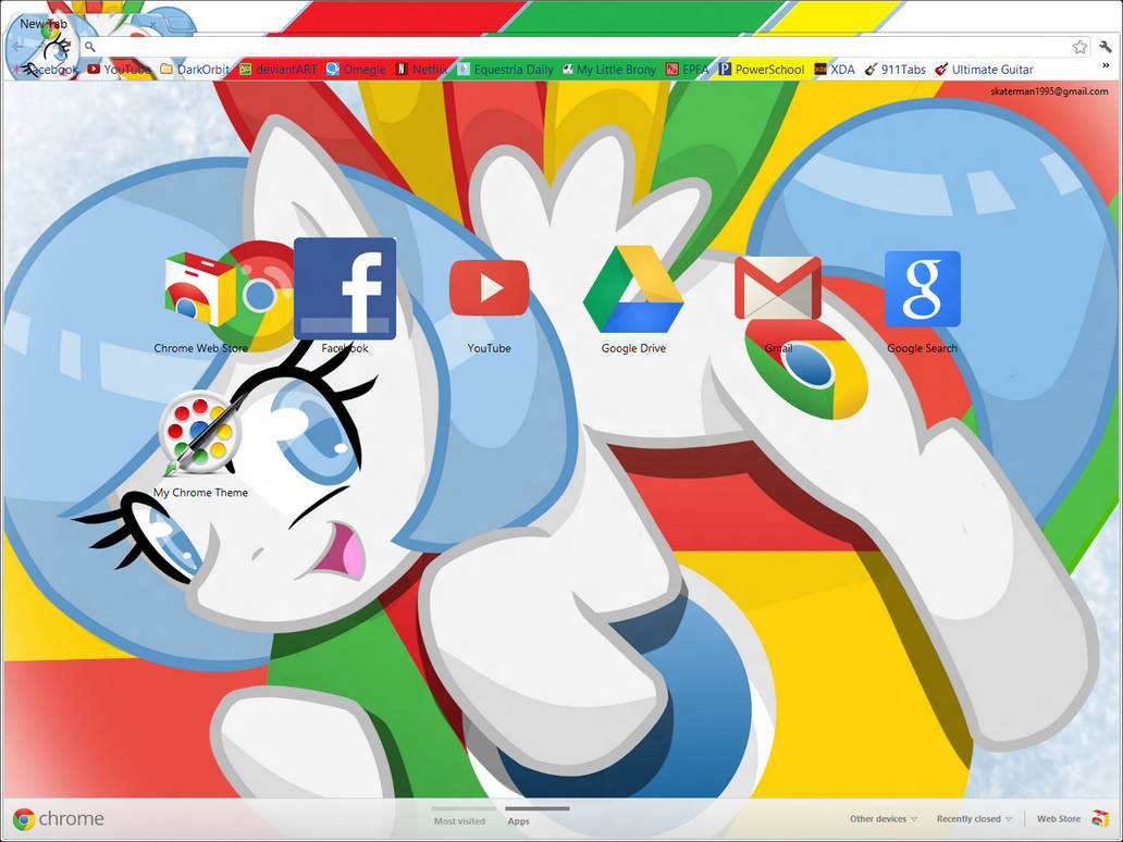 My little pony google top