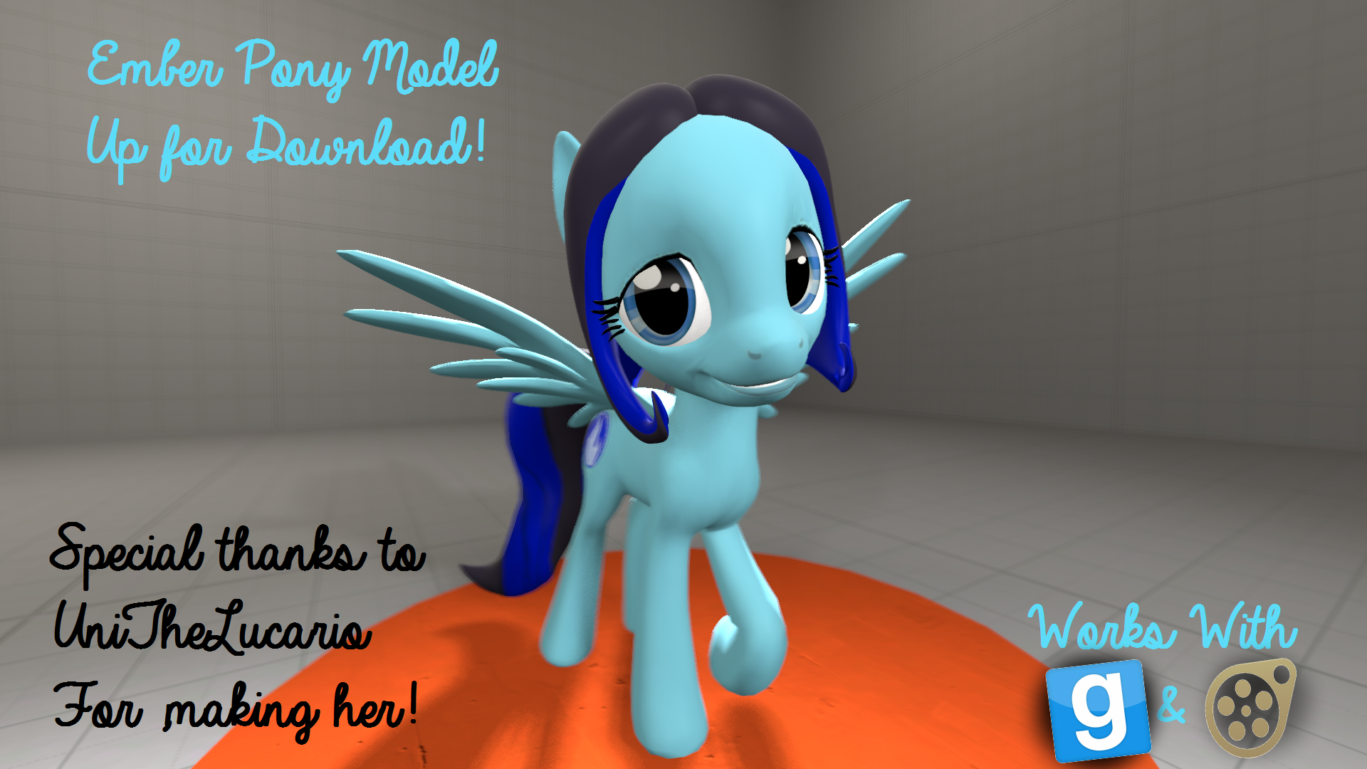 Ember (Pony OC Model) + Download