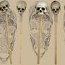 bamboo_skull_voodoo_stock
