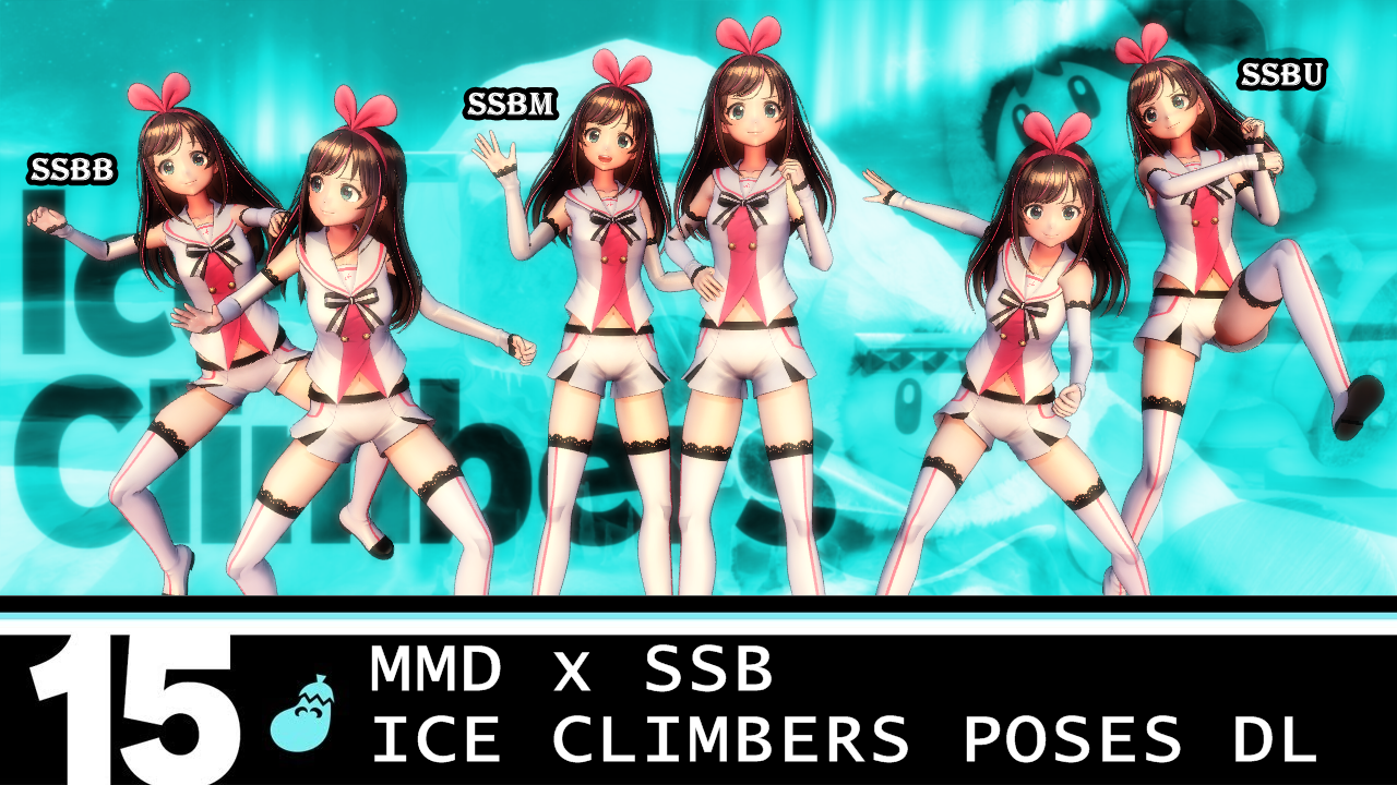 [MMD x SSB] Ice Climbers poses DL by Coldblast on DeviantArt
