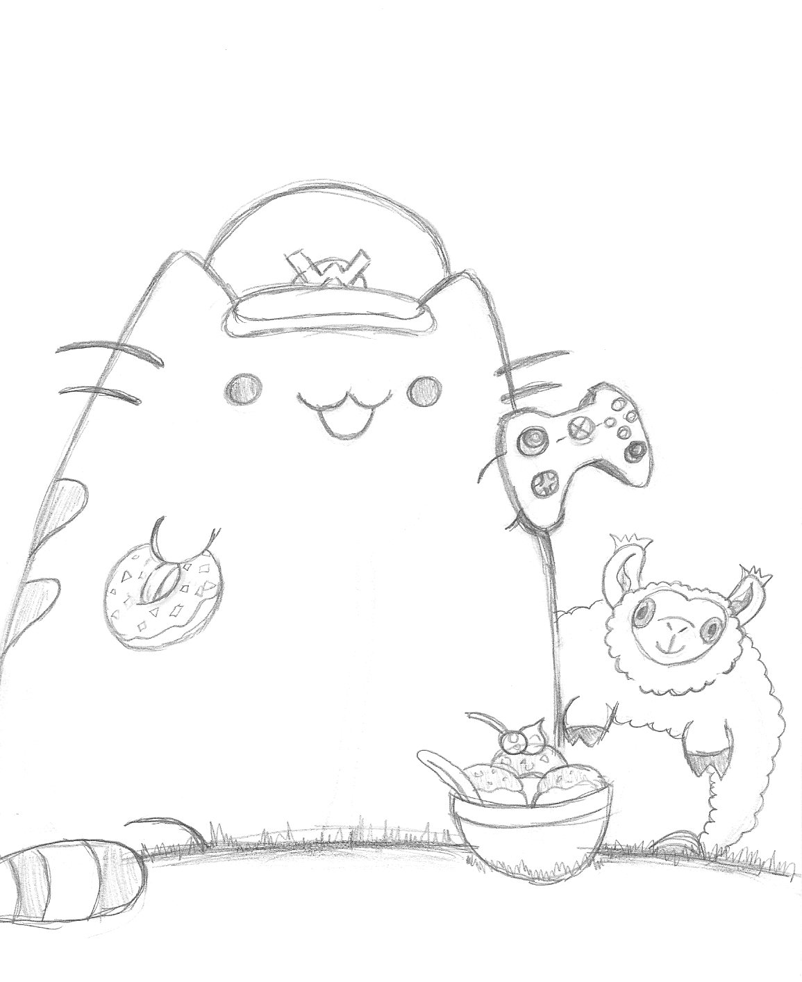 pusheen alpaca