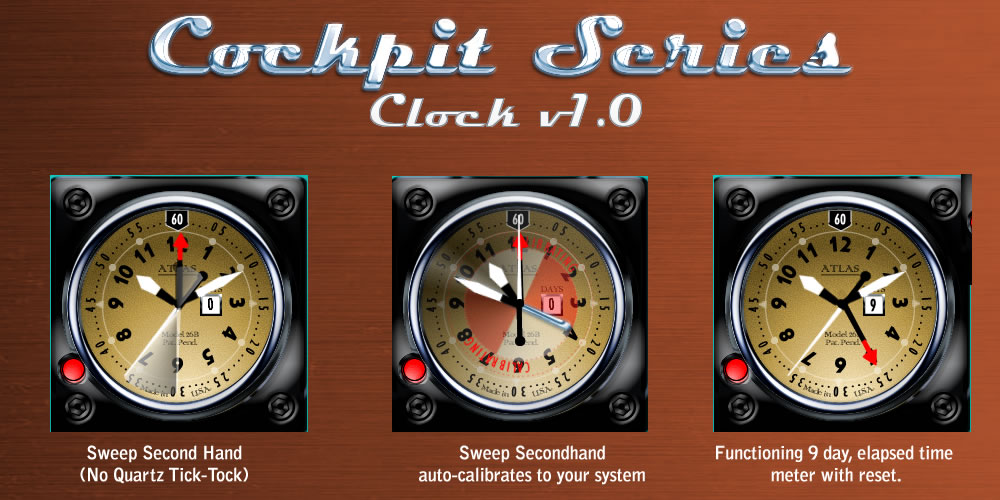 Cockpit Series Clock 1.0 by ColdMotive on DeviantArt