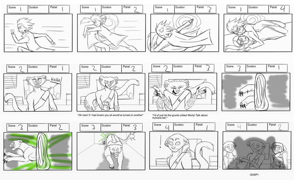 To the rescue storyboard