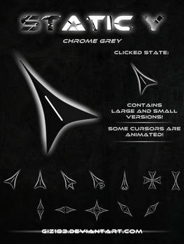 Static Y  - Chrome Grey