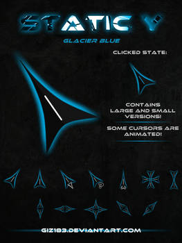 Static Y  - Glacier Blue