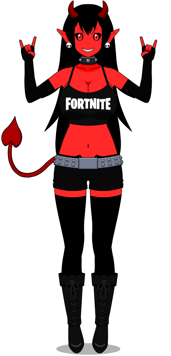 Damiana Von Evil (Evil Pose) (PNG) by jacobstout on DeviantArt