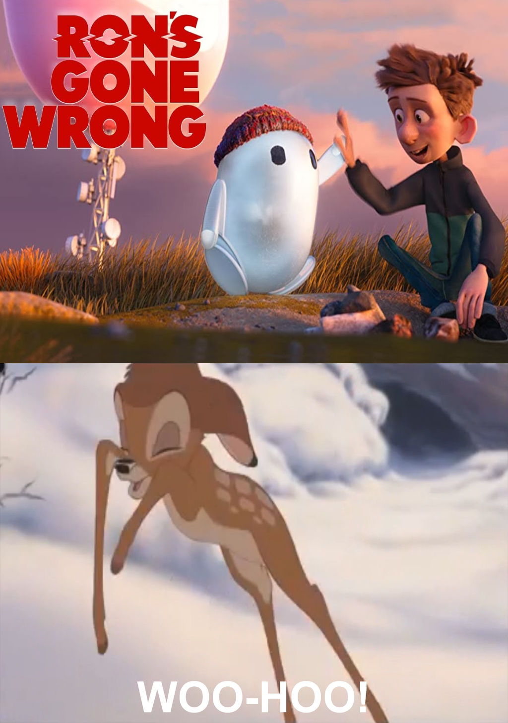 Bambi is Excited About Ron's Gone Wrong by jacobstout on DeviantArt