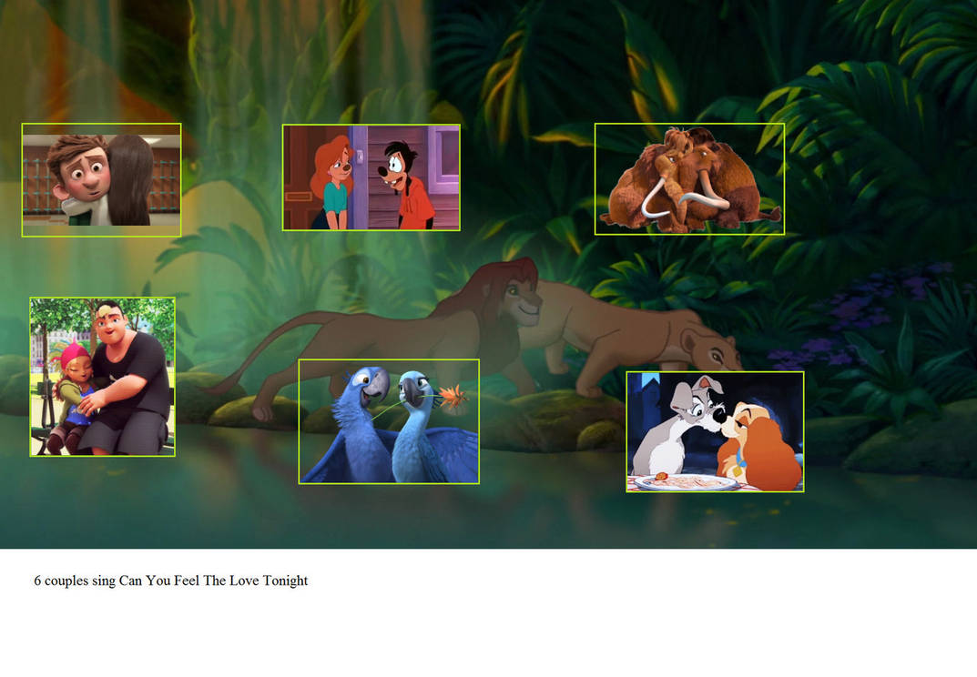 6 Couples Sing CYFTLT (My Version) by jacobstout on DeviantArt